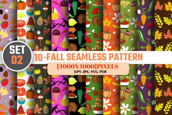 Fall Seamless Digital Paper Pattern-14