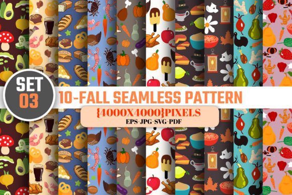 Fall Seamless Digital Paper Pattern-15: A Designer's Take