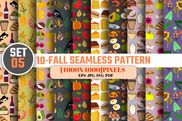 Fall Seamless Digital Paper Pattern-17: Graphics Patterns Review