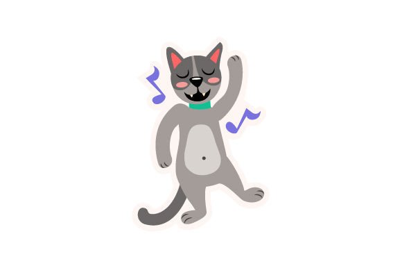 Kawaii Cat Dancing Sticker: A Crafts & Cats Review