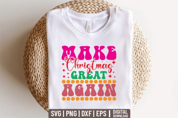 Make Christmas Great Again: Retro Graphics for T-Shirt Designs