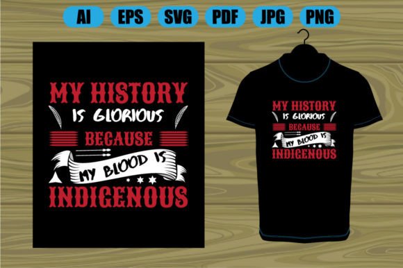 Vector Design for Indigenous Day Graphics and T-Shirt Designs